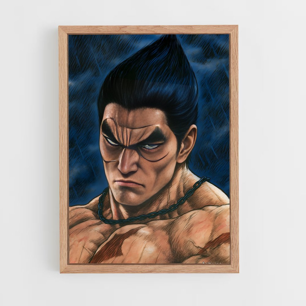 Poster Kazuya: La Chaîne du Destin – affiche Tekken (vue 4)